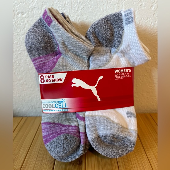 PUMA women's low cut socks cushioned
DryCell 8 pack size 5-9.5 - Picture 1 of 5